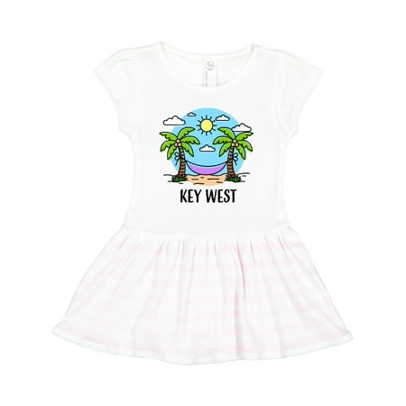 

Inktastic Summer Vacation in Key West Gift Toddler Girl Dress