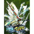 thumbnail image 1 of Drapeau Libellule il-de-Poule Taille Jardin, 1 of 1