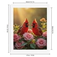 thumbnail image 2 of Paint By Numbers Kit for Adults Beginner - Red Birds Roses Sunset Glow DIY Canvas Painting Kits for Adults, Frameless Paint By Number for Adults for Home Wall Decor 16x20 Inch, 2 of 7
