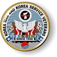 thumbnail image 2 of Korean War Veteran 3D Domed CAR Emblem Badge Sticker Flexible Round, 2 of 6
