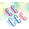thumbnail image 4 of Fingernail Brush Nail Brushes for Cleaning- Handle Grip Nail Brush, Cleaning Brush Mini Scrub Brush scrubbing Nail Supplies kit Scrub Brush (Random Color) Finger, 4 of 5