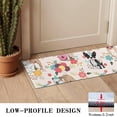 thumbnail image 3 of Dogs with Party Hats and Flowers Door Rugs,Washable Non Slip Door Mats Indoor,Decorative Door Mats,Entry Mat Indoor for Entrance,Bedroom,Kitchen,Bathroom,16"x47", 3 of 6