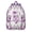 Purple, variant on Peony & Hummingbird Backpack - Vintage Waterproof Bookbag with Romantic Nectar Flower Design