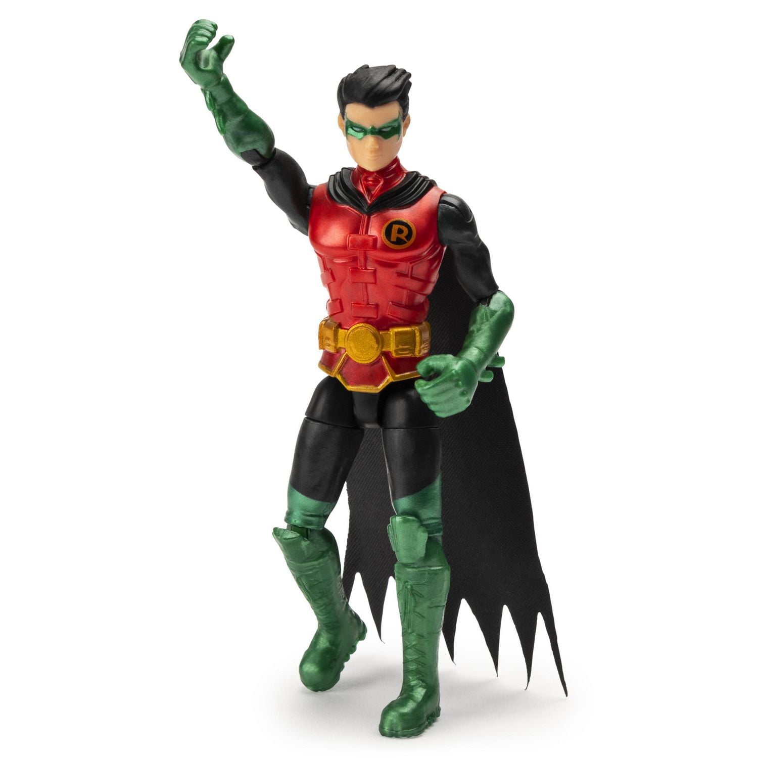 BATMAN, 4-Inch Guardian ROBIN Action Figure with 3 Mystery Accessories, Mission 2