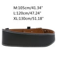 thumbnail image 2 of EXCIXING Men Women Faux 1eather Weight Lifting Belt Double Prong Power Lumbar Waistband, 2 of 12