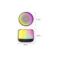 thumbnail image 4 of Bocina Bluetooth Portátil Mini Led Estéreo, Negro, 4 of 5