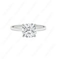 thumbnail image 3 of Cora Jewellery 2CT Cushion Moissanite Solitaire Engagement Ring For Women, 14K White Gold, 3 of 5