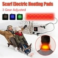 Jungdeepe Electric Heating Pads Thermal Scarf Heated Pad USB Heater