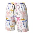 thumbnail image 4 of Balery bow ribbons Traje de Baño Estilo Hawaiano para Hombre, Shorts de Secado Rápido con Bolsillos-XX-Large, 4 of 6