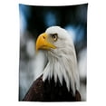 thumbnail image 3 of Ambesonne Eagle Tablecloth Rectangular Table Cover, Freedom United States, 60"x90", Dark Brown Marigold Blue, 3 of 4