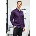thumbnail image 4 of COOFANDY Mens Shirt Business Dress Shirt Regular Fit Casual Button Down Shirt Wrinkle Free, 4 of 7