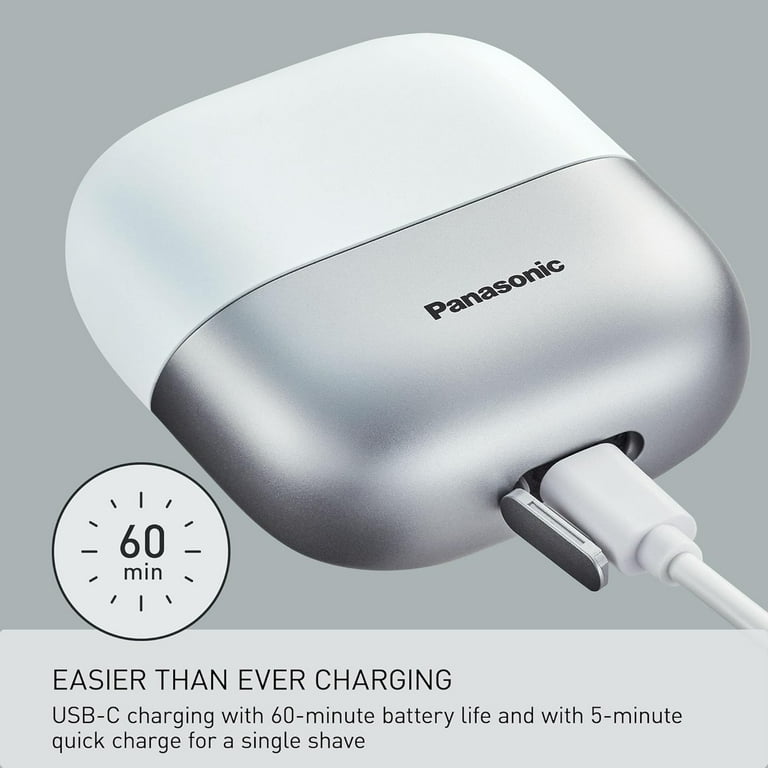 Panasonic Swipe Right Compact Shaver, Unisex Electric Razor for