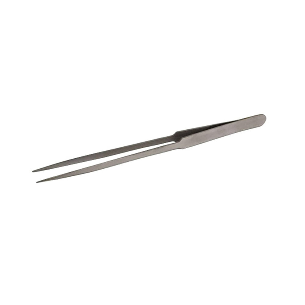 8" Long Nose Narrow Straight Beading and Gemstone Handling Tweezers