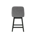 thumbnail image 5 of MINCETA Counter Stools,26" 360 Free Swivel Bar Stools,Modern Counter Height Bar Stools with Upholstered,Wooden Barstool for Kitchen Island and Counter Height,1 Pieces,Performance Fabric in Gray, 5 of 5