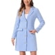 thumbnail image 1 of Vestido Blazer Casual para Mujeres INSPIRE CHIC con Solapa Notch, Vestidos de Oficina, S Azul, 1 of 6