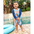 thumbnail image 2 of Bluey Raglan Rash Guard and Swim Trunks UPF 50+ Outfit Set Infant to Little Kid, 2 of 5