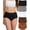 Multicolor2, variant on Womens Cotton Underwear High Waist Full Coverage Briefs Soft Breathable Panties Stretch Underpants 5 Pack