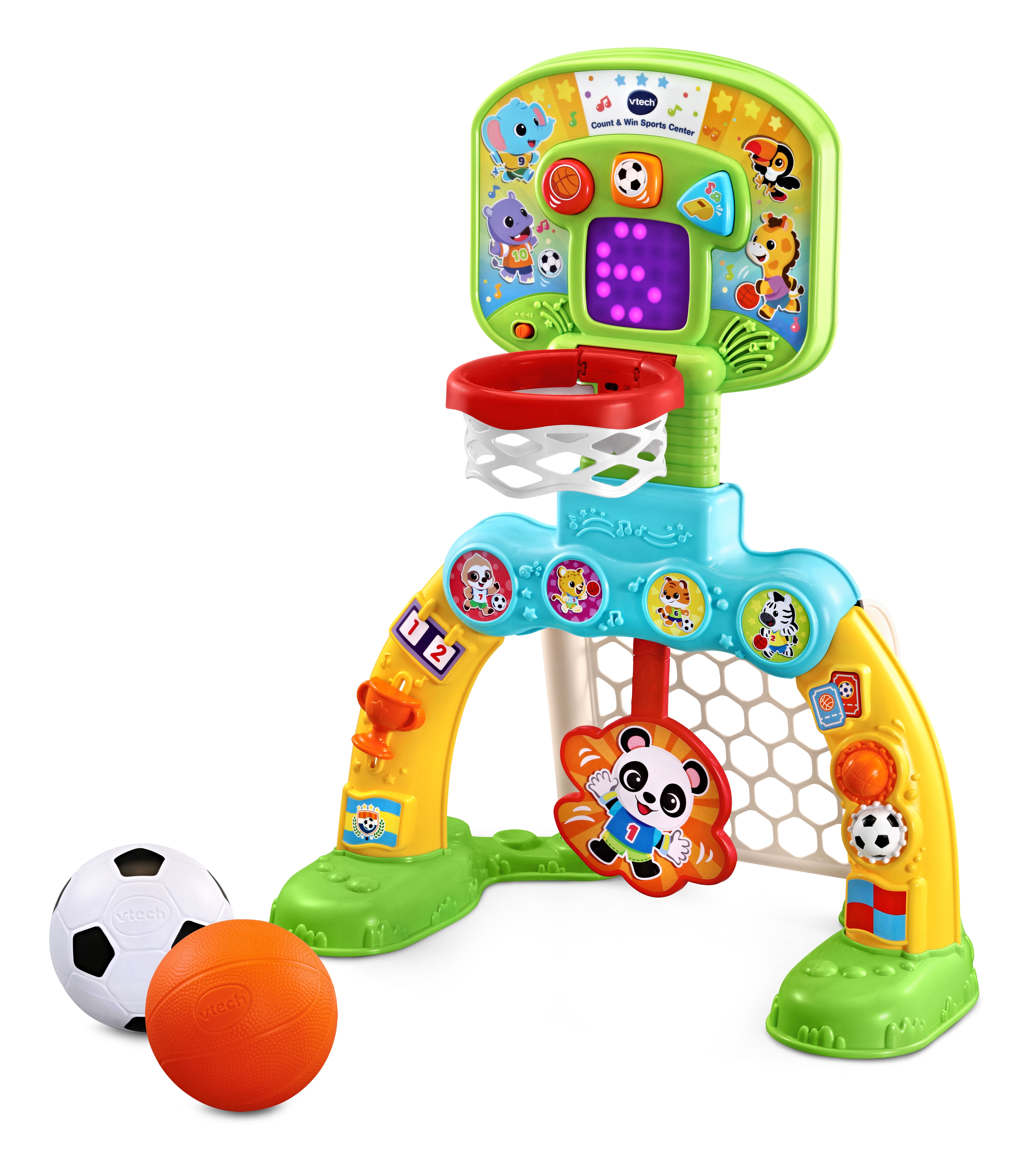 VTech Count and Win Sports Center Toddler Basketball and Soccer Smart Toy 