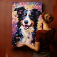 thumbnail image 4 of Border Collie Dog Starry Night Van Gogh Wall Art Canvas for Living Room Oil Painting Artwork Landscape Canvas Artwok for Living Room Bedroom Home Decorations Wall Decor Large, 4 of 4