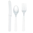 thumbnail image 1 of Amscan Plastic Party Cutlery Set (Knives, Forks & Spoons) (Set Of 24), 1 of 1