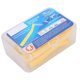 thumbnail image 1 of 20 cepillos interdentales en forma de L, limpiadores angulares, herramienta dental de ortodoncia, palillo de dientes amarillo., 1 of 14