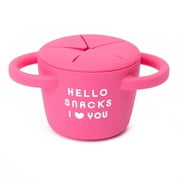 Hello Snacks Starter Snacker Silicone Cup with Snap-Tight Lid for Babies