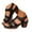 Black, variant on Mostsola Womens Heeled Sandals Peep Toe Boho T-Strap Pumps Shoes Comfortable Ankle Strap Heels