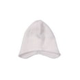 thumbnail image 2 of Top Headwear Rib Knit Ear Flap Beanie - White, 2 of 2