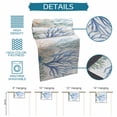 thumbnail image 7 of Hokiten Table Runners 36 Inches Long Dress Scarves, Blue Teal Coral Farmhouse Kitchen/Dining Table Runner, Short Coffee Tablerunners, Watercolor Coastal Summer 13x36 Inch, 7 of 7