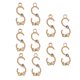 thumbnail image 1 of 10 piezas de aleación de de cristal letras colgantes joyería haciendo hallazgos para bricolaje collar pendientes artesanía perfecl Dijes colgantes para hacer artesanías, 1 of 8