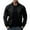 Black, variant on JNGSA Plus Size Jacket, Men's Jacket Casual Windproof Jackets Full Zip Windbreaker Jackets Warm Winter Padded Coats