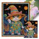 thumbnail image 1 of (DA981) Hilo Algodón Ecológico Bordado 14CT 2 Hebras Impresión 41*51cm Kit Serie Punto Cruz Cat Star (borde Gancho), 1 of 9
