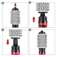Hot Air Brush for Short Hair, Hair Dryer and Anion Straightening Comb