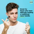 thumbnail image 6 of Vaylor 3 Blade FingerShave Mini Razor – Precision Shaving for Challenging Areas - Also Ideal for Those with Hand Disabilities and Handicaps, 6 of 15