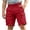 Red1, variant on fatyb Boys Cargo Shorts Girls Elastic Waist School Uniform Shorts Kids Summer Straight Leg Hiking Shorts