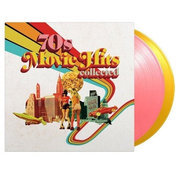 Various Artists - 70's Movie Hits Collected / Various - Limited 180-Gram Pink & Yellow Colored Vinyl - Music & Performance