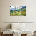 thumbnail image 2 of Elephant Stock Landscape From Saint Remy Wall Art - Horizontal Multi Panel Canvas - Living Room Wall Decor - Nature Multi Panel - White And Blue Decor By Vincent Van Gogh - 33" x 20", 2 of 8