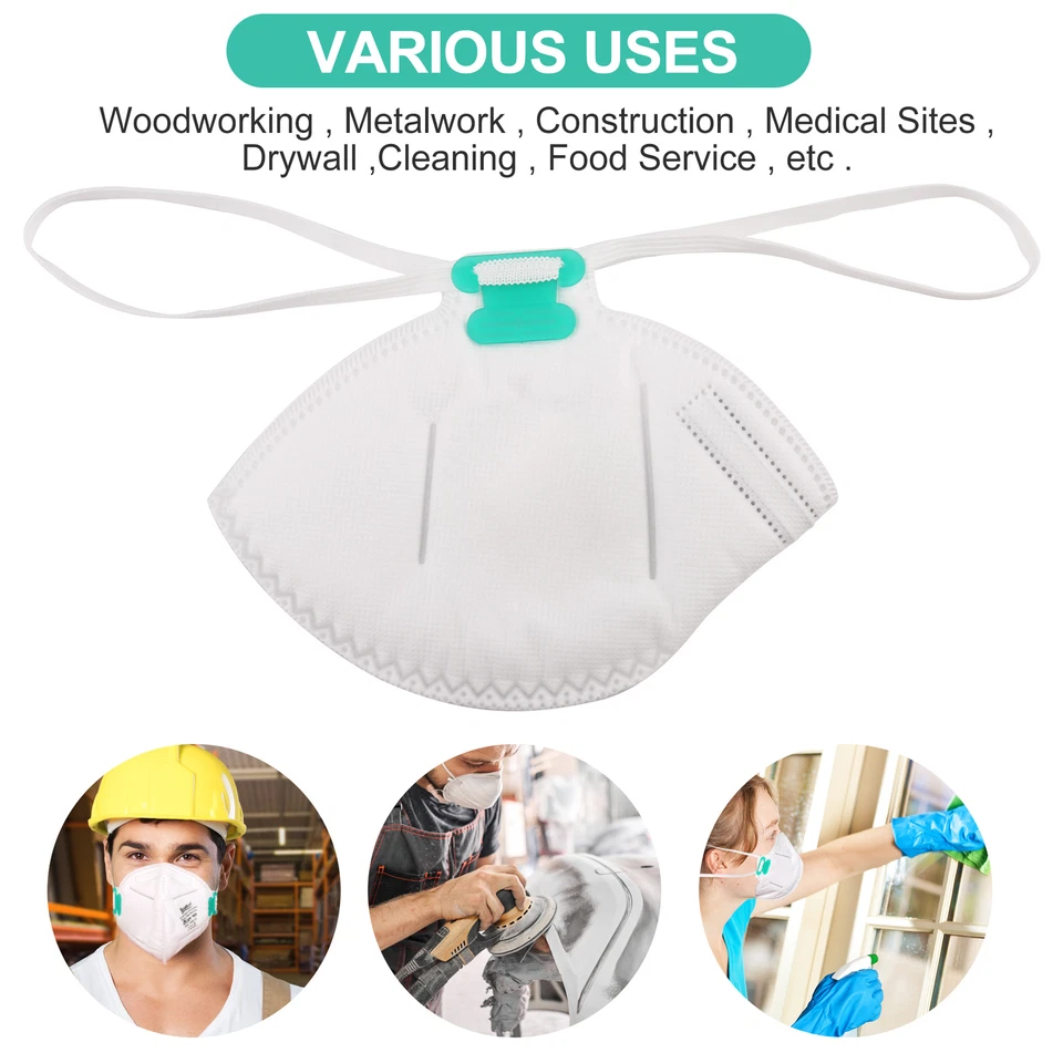 CRESTIN- 20X N95 Face Mask Dust Particulate Respirator Protection Without Breathing Value