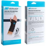 DonJoy Advantage DA161WB02-BLK-L Stabilizing Speed-Wrap Wrist Brace