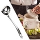 thumbnail image 4 of 4xcucharón De Cocina, Cucharón De Mango Largo, Cuchara, Colador De Sopa, 26,5x8,9cm, 304, 4 of 7