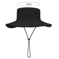 thumbnail image 4 of SPRING PARK Men Hat for Men Wide Brim Sun Outdoor Hiking Fishing Bucket Sun UV Hiking Fishing Cap, 4 of 5