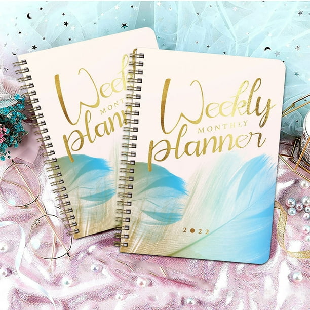 onhuon 2022 schedule notepad inside page a5 efficiency manual planning