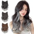 thumbnail image 3 of QHUDLV Perruque en Dentelle Sans Colle, Cheveux Humains Style Naturel, Respirant Confortable pour Usage Quotidien, 3 of 8