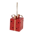 thumbnail image 2 of Adorno Navideño Con Caja De Regalo Iluminada De Hierro Para Restaurante, Guirnalda, Hotel, Color Rojo, 2 of 8