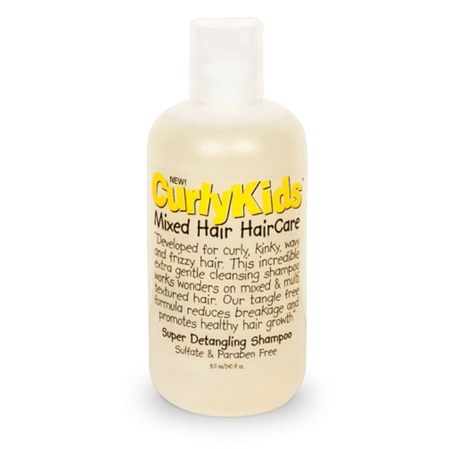 CurlyKids Mixed Haircare Super Detangling Shampoo Amarillo 8 Fl Oz