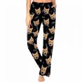 thumbnail image 1 of Pantalones largos de pijamas para el hogar con estampado de animales a la moda para mujer Fridja  alkflakhf32624, 1 of 5
