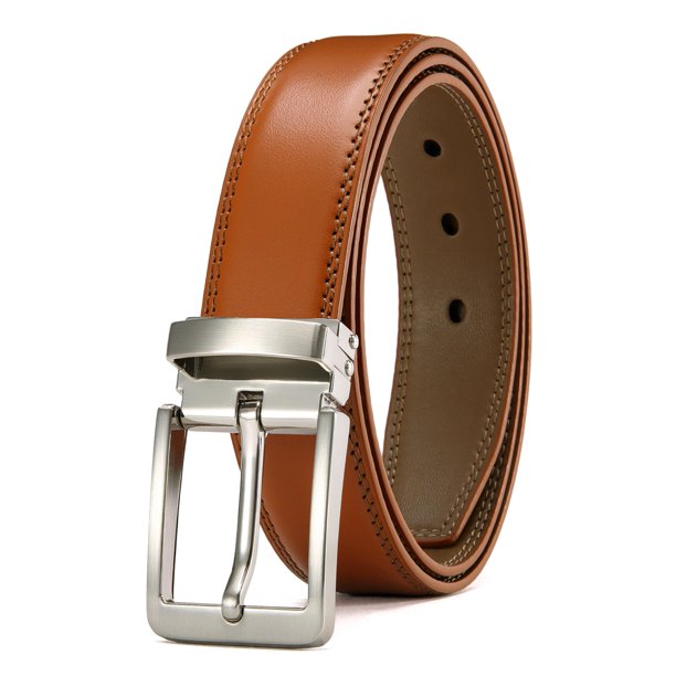 Cinturón de Vestir CHAOREN para Hombre de Cuero 3.2 cm con Hebilla Removible