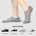 thumbnail image 7 of CAILDANL No Show Socks Men, Low Cut Ankle Short Casual Cotton Socks with Non Slip Grips 6-10/11-13, 7 of 7