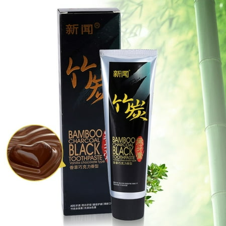 Fluoride Tooth - ZEDWELL Bamboo Charcoal Teeth Whitening | Charcoal Toothpaste| Activated Charcoal Teeth Whitening|SLS Free |Black Tooth Paste| Fluoride Free|Whitening Toothpaste|Vegan