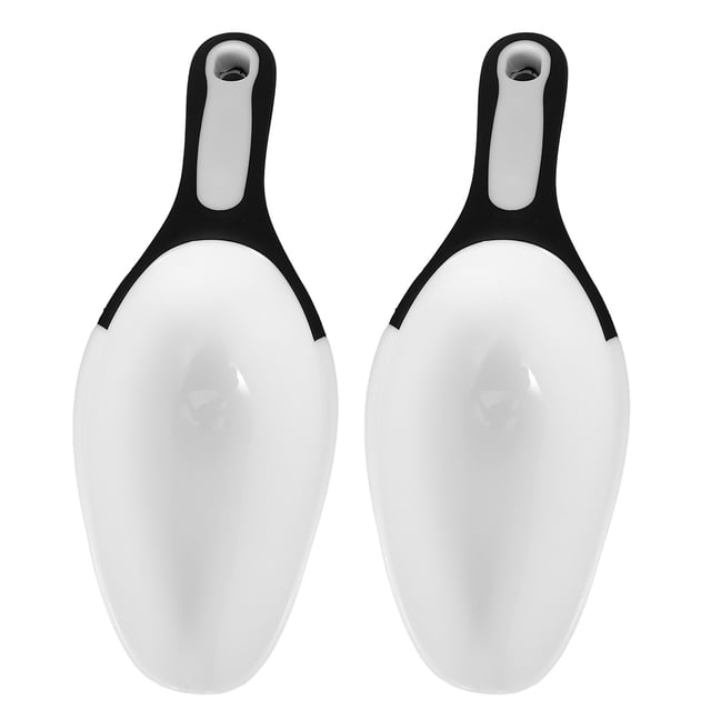 2pcs Multi-Function Ice Scoops Flour Scoops Kitchen Ice Scoop Popcorn Scoop Reusable Plastic Ice Scoop Rice Grain Scoop Flour Sugar Scoop